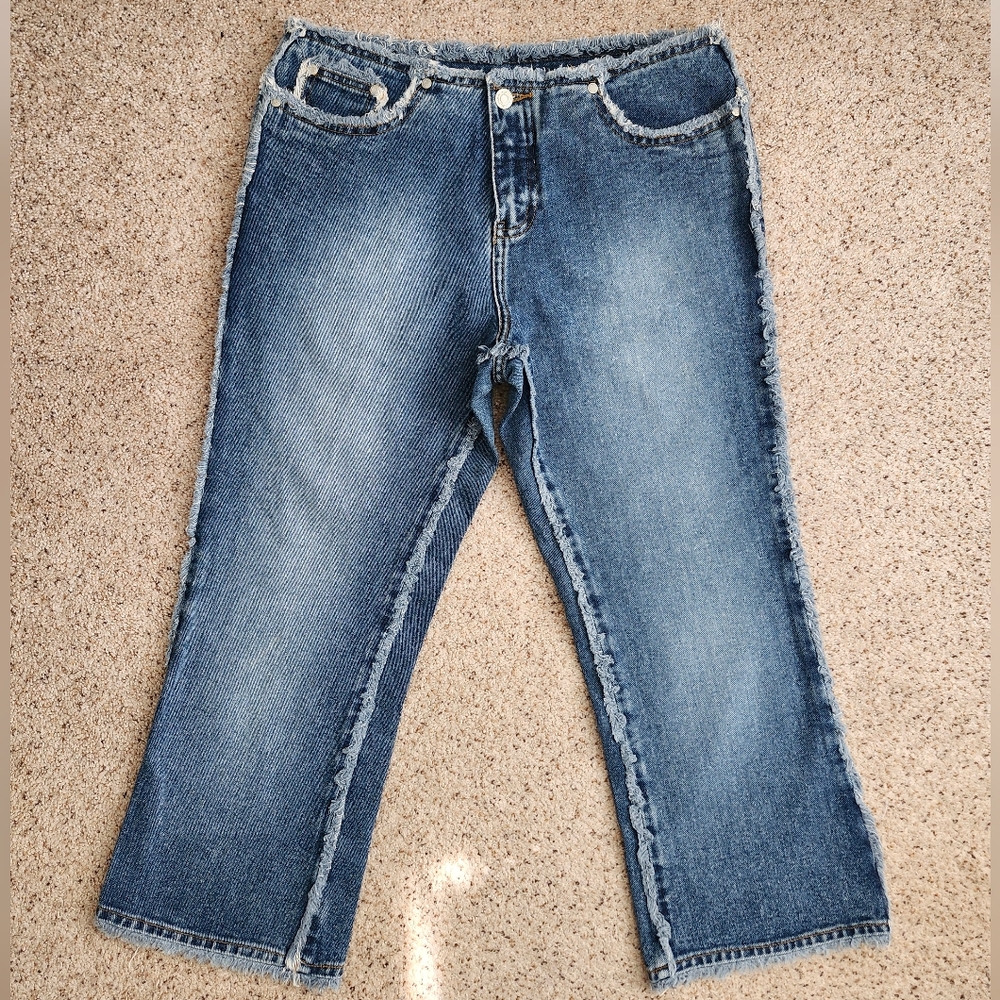 No Boundaries Y2k Capri Jeans
